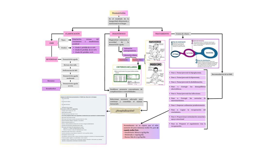 ORGANIGRAMA DESNUTRICIÓN