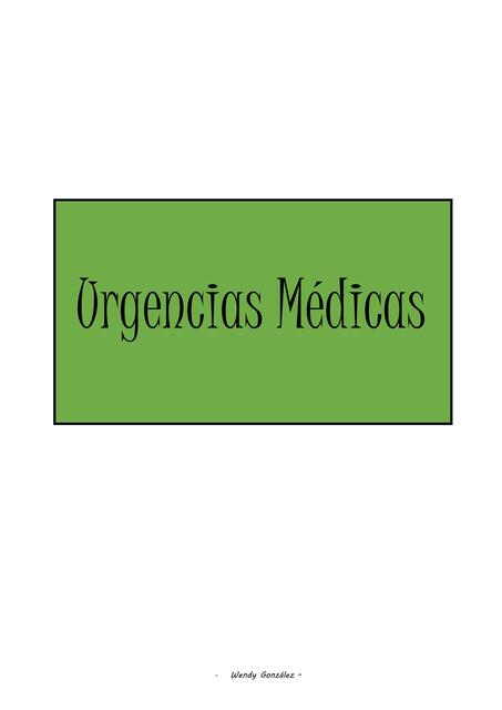 Teoria de Urgencias Medicas final