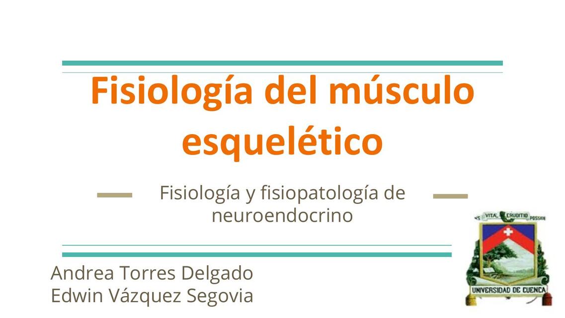 Fisiología del músculo esquelético