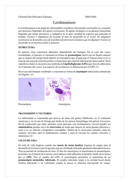 Leishmaniasis