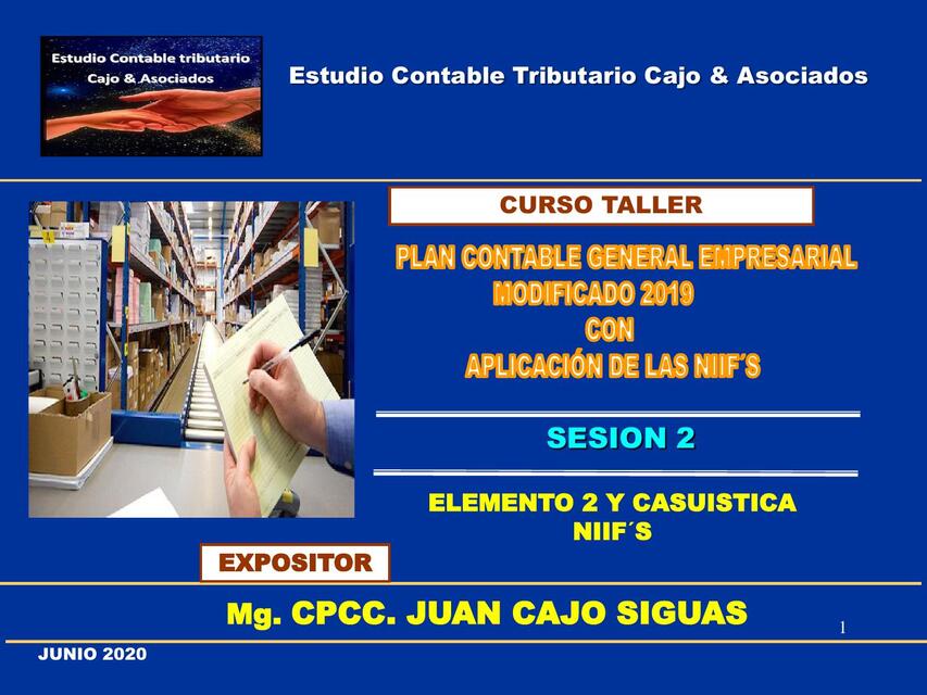 SESION PCGE y NIIF Elemento 2