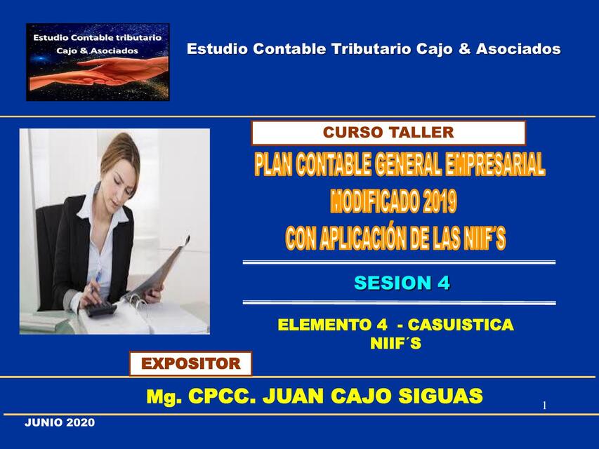 SESION PCGE y NIIF Elemento 4