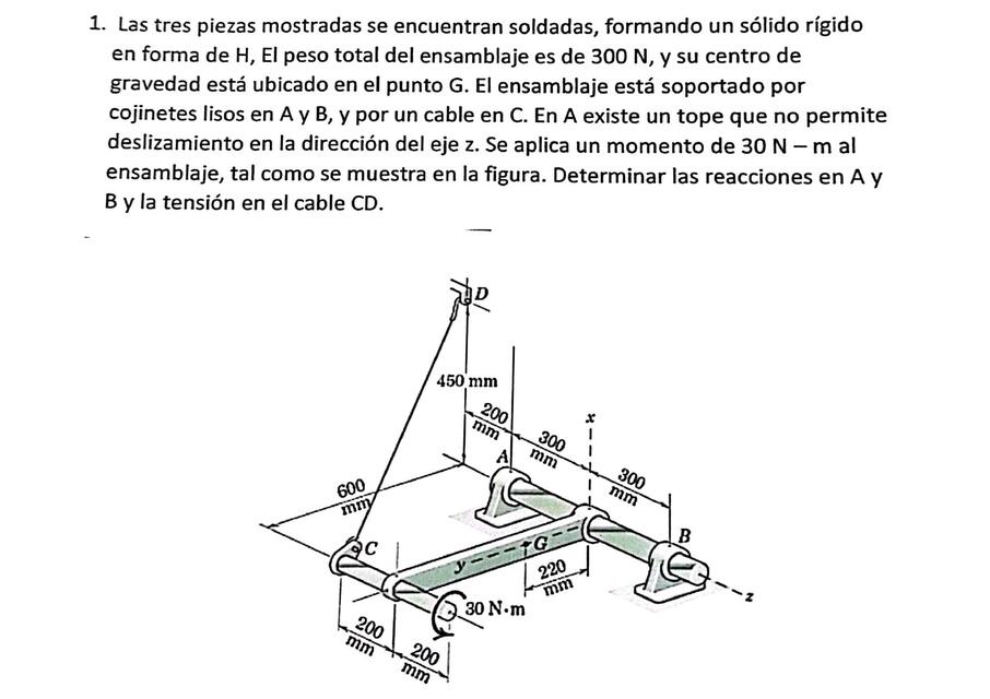 EXAMEN DE ESTÁTICA ESFUERZO Y DEFORMACIONES