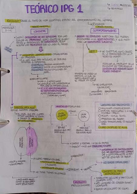 Teóricos Introducción a la Psicología General (Belaustegui)