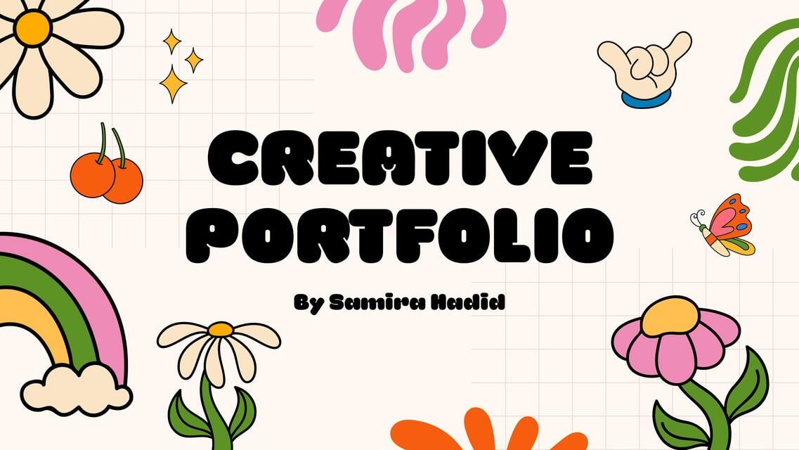 Pink and Beige Cute Playful Creative Portfolio Pre | Laura | uDocz