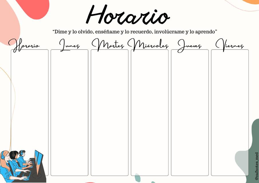 Horario working