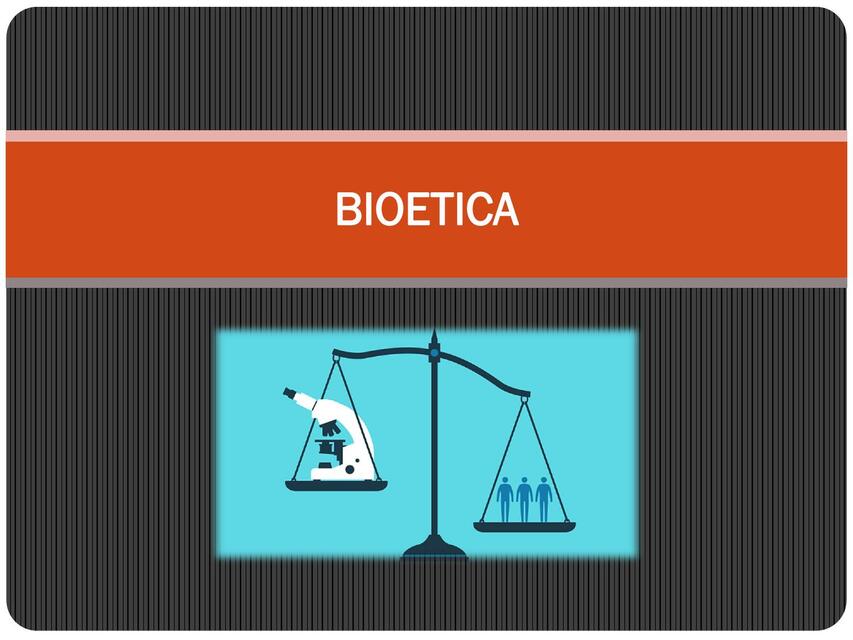 BIOETICA