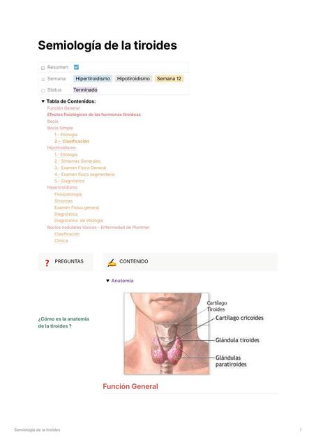 Semiologa de la tiroides | @maira_coni_studies