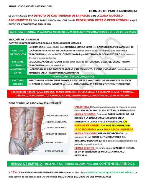 resumen cirugia