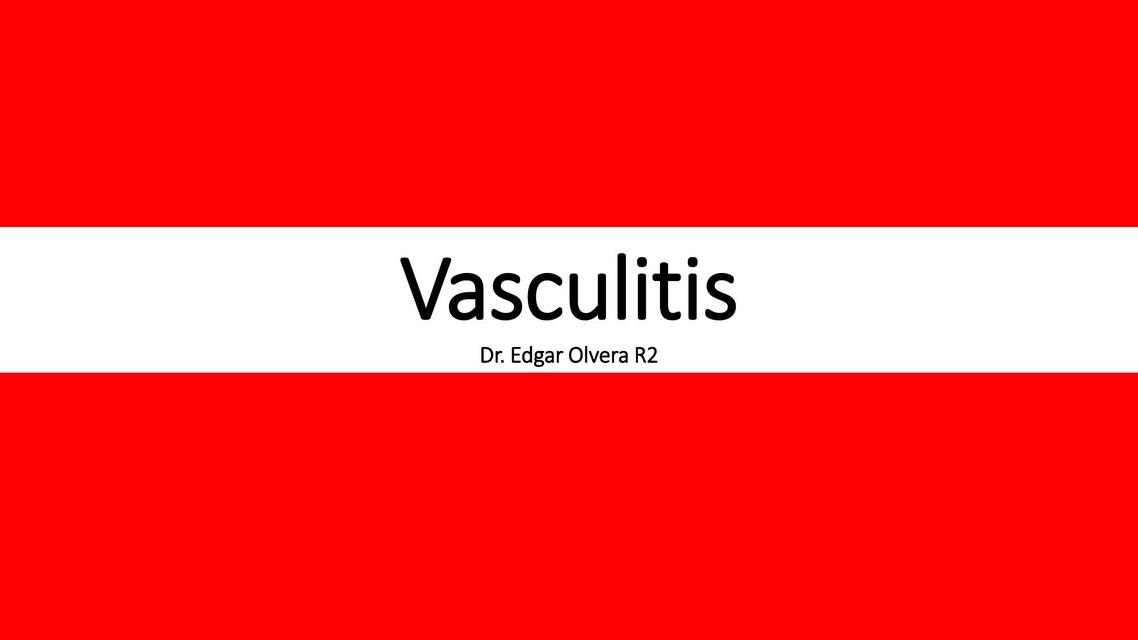 Vasculitis