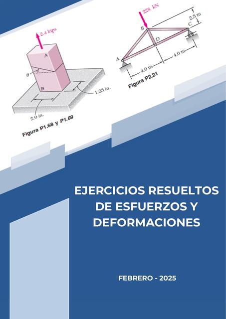 Ejercicios resueltos de esfuerzo y deformación