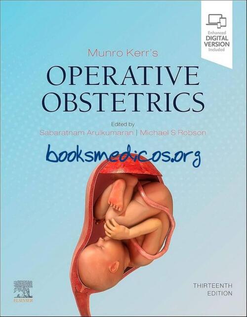 Munro Kerrs Operative Obstetrics 13th Edition