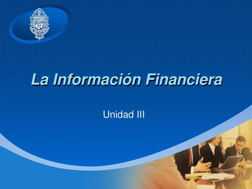 Informacion financiera