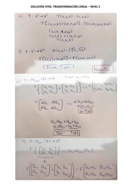 Solución HT03. Transformación Lineal - MATBA