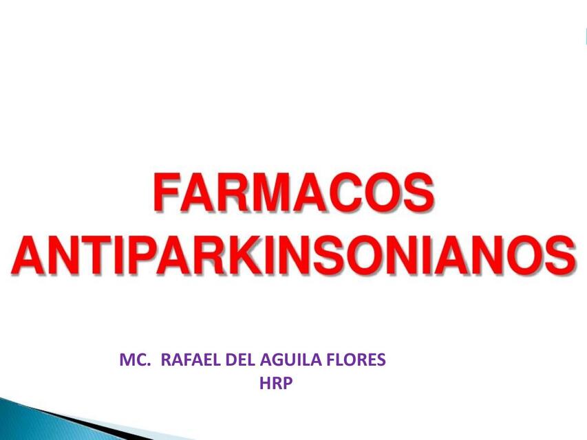 Farmacos antiparkinsonianos 1