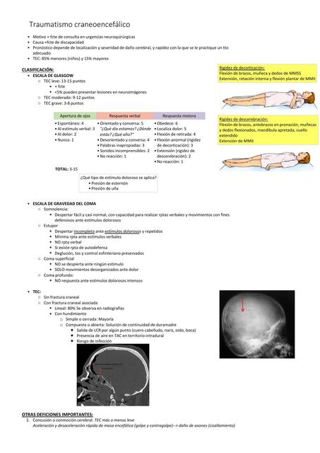 Traumatismo Craneoencefálico