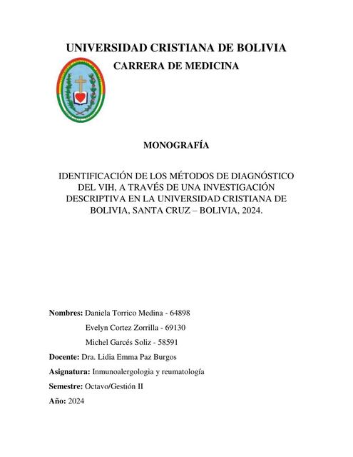 Metodos de Diagnostico del VIH