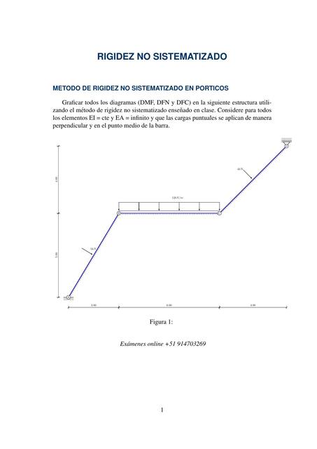 RIGIDEZ NO SISTEMATIZADO EN PORTICOS