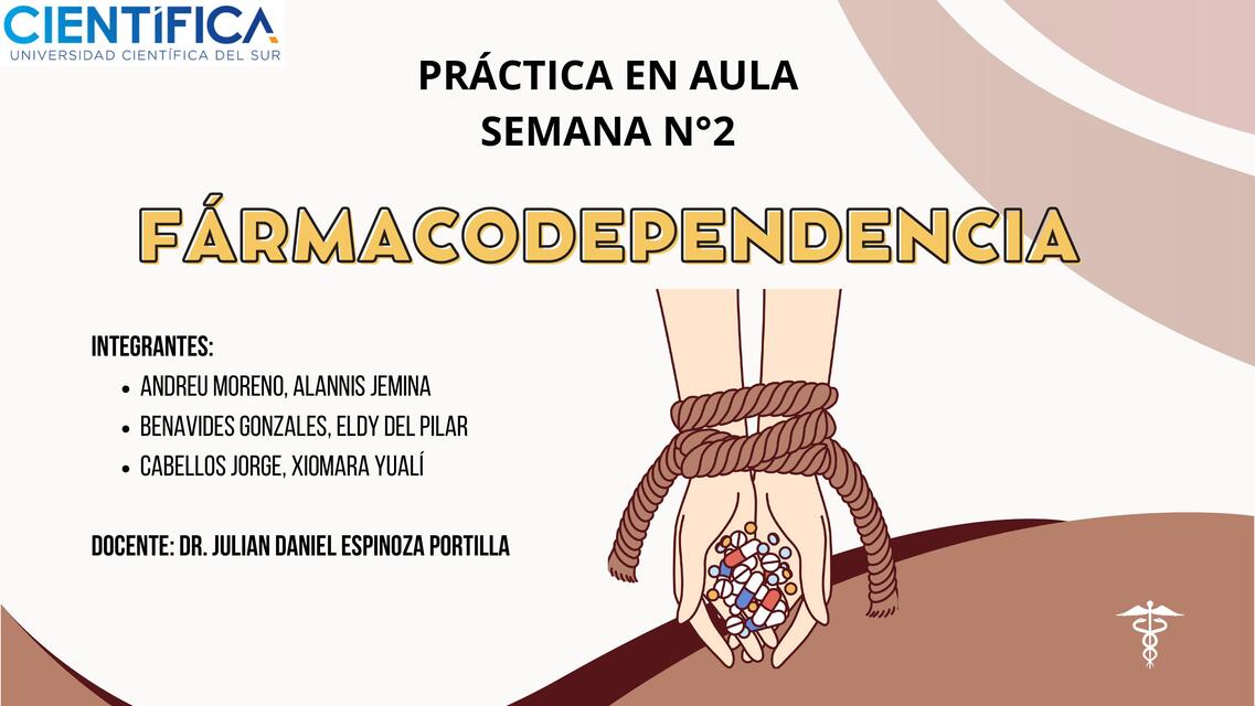 FARMACODEPENDENCIA