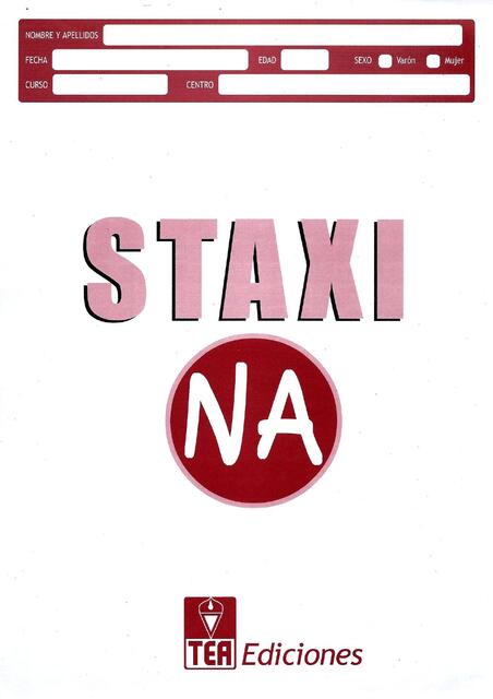 APLICATIVO DEL STAXI NA