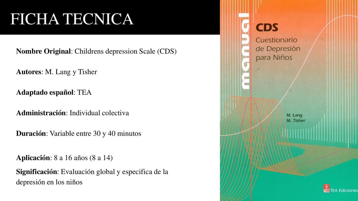 manual de aplicación CDS