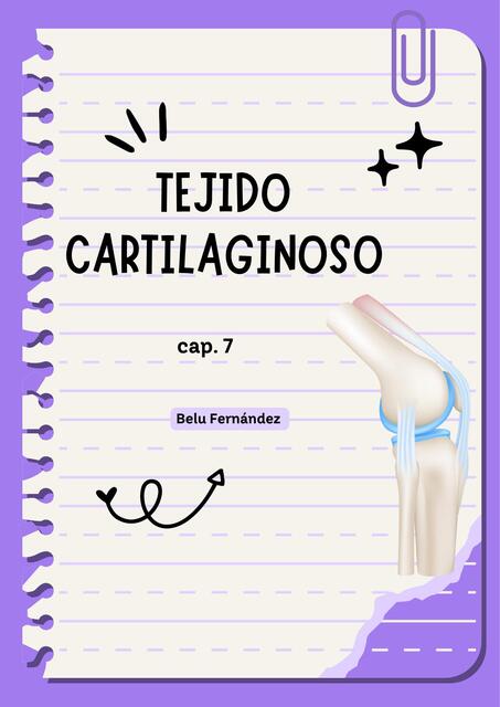 Histología Tejido cartilaginoso