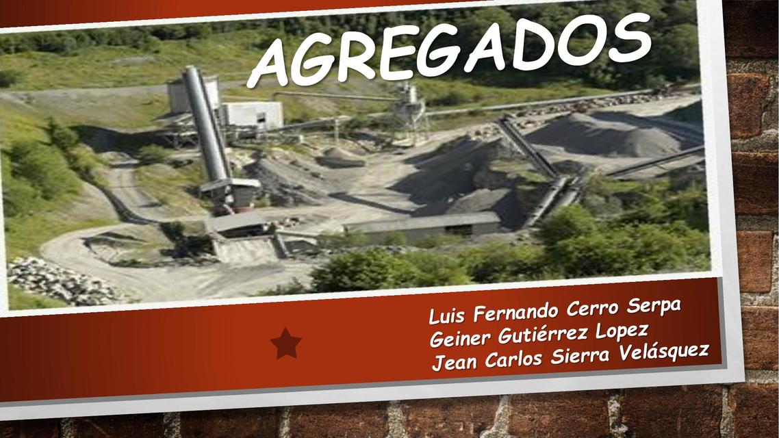 Agregados