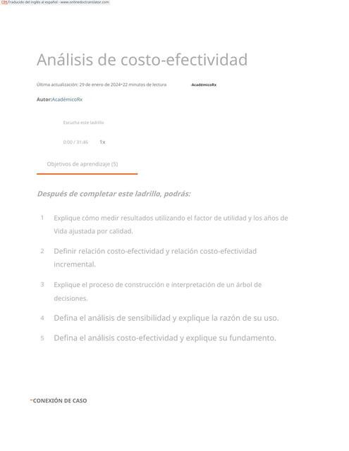 Brick Exchange Cost Effectiveness Analysis en es e