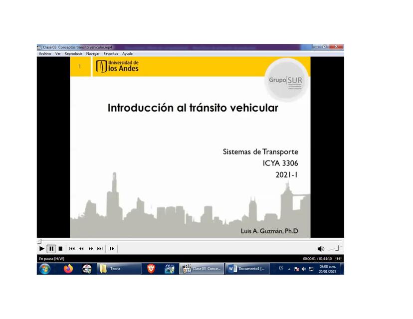 Transito Vehicular Flashcards de 3 Introduccion al Transito Vehicular | Por Manuel Tapia ...