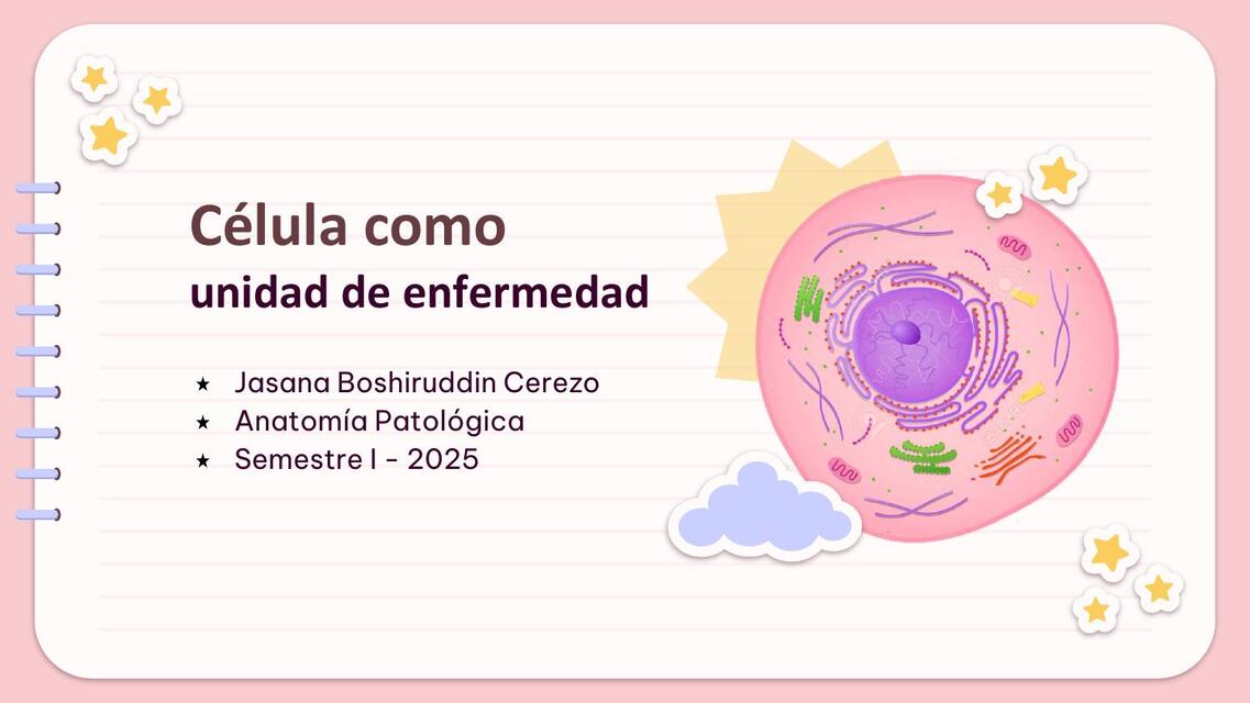 Célula y enfermedad