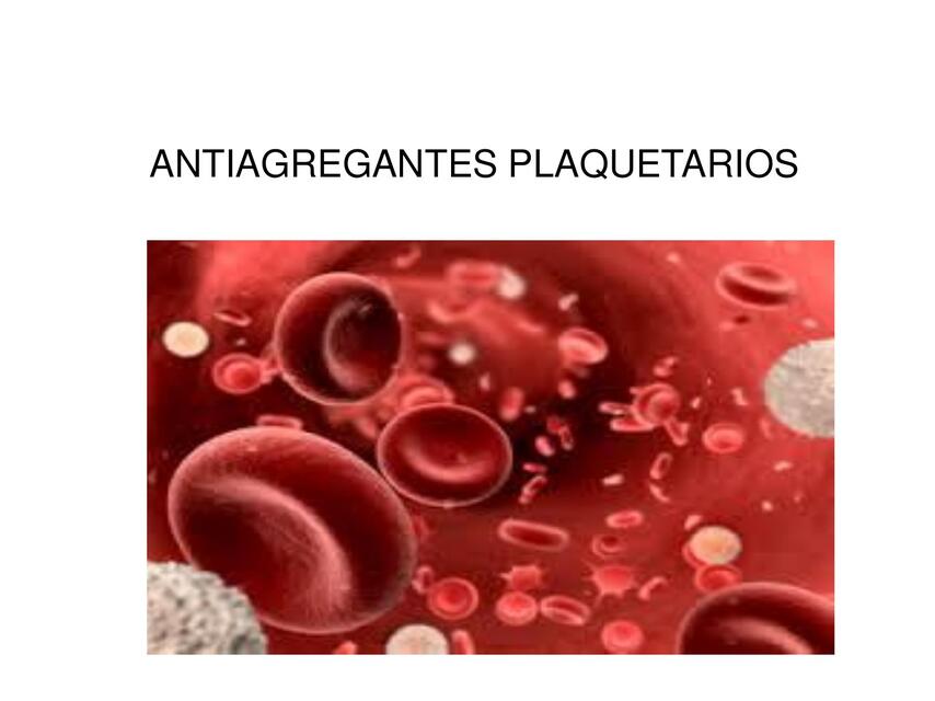 antiagregantes plaquetarios