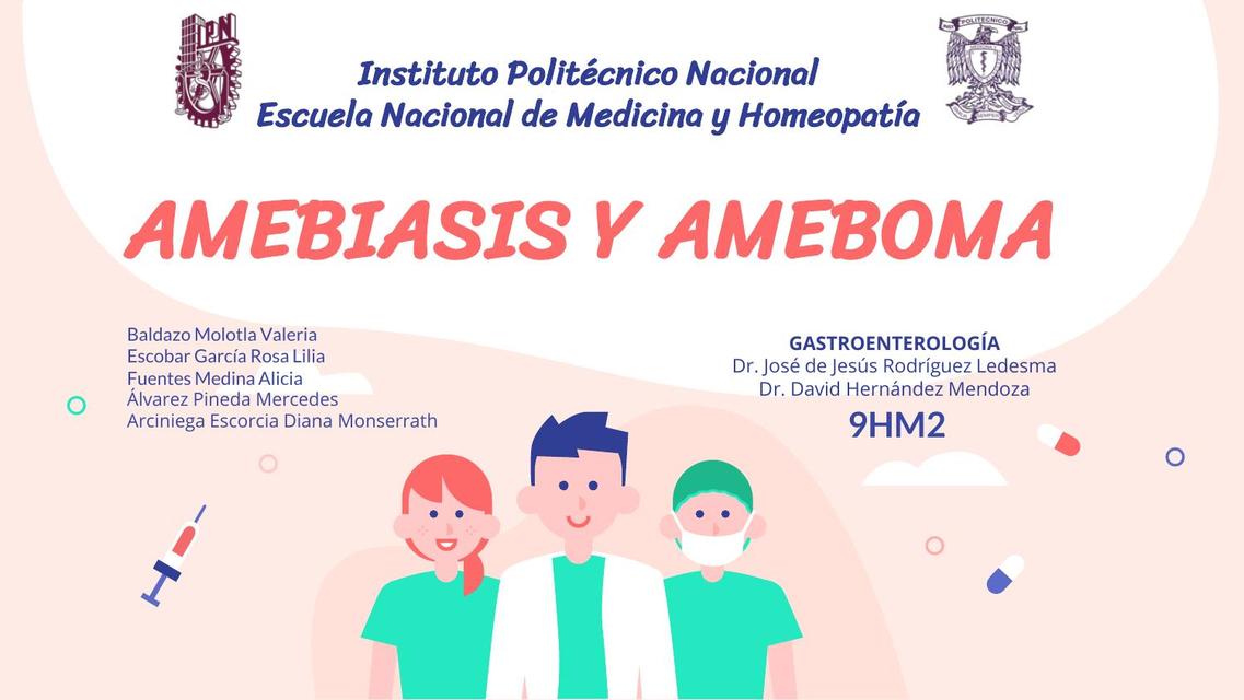 AMEBIASIS Y AMEBOMA final