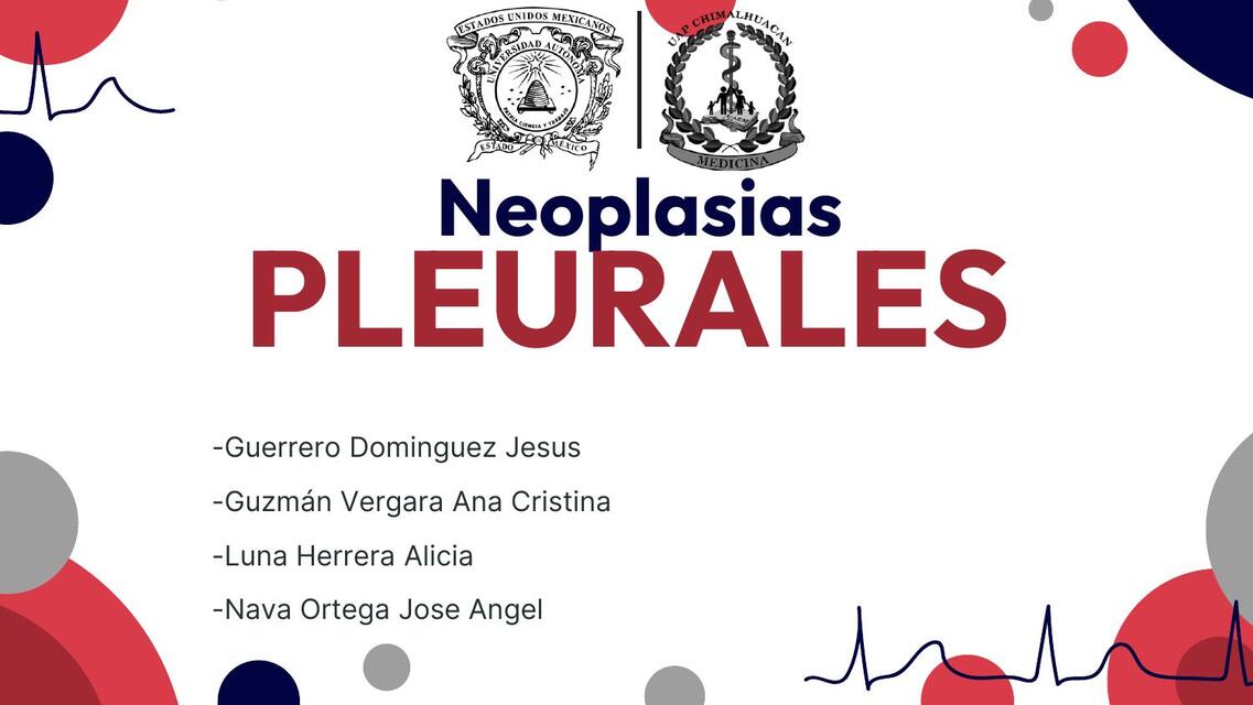 NEOPLASIAS PLEURALES