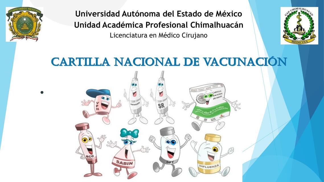 Cartilla nacional de vacunacion