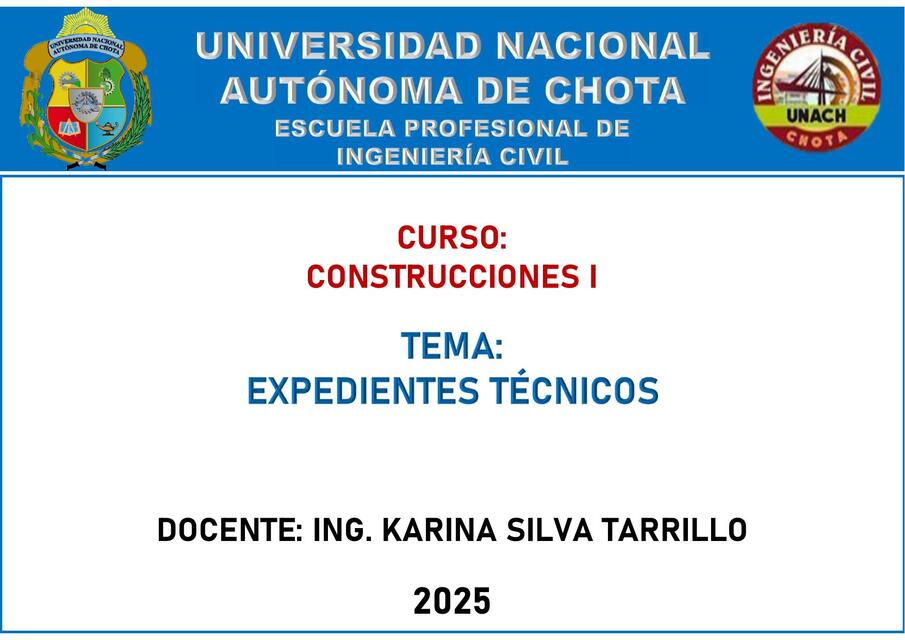 Expedientes Técnicos