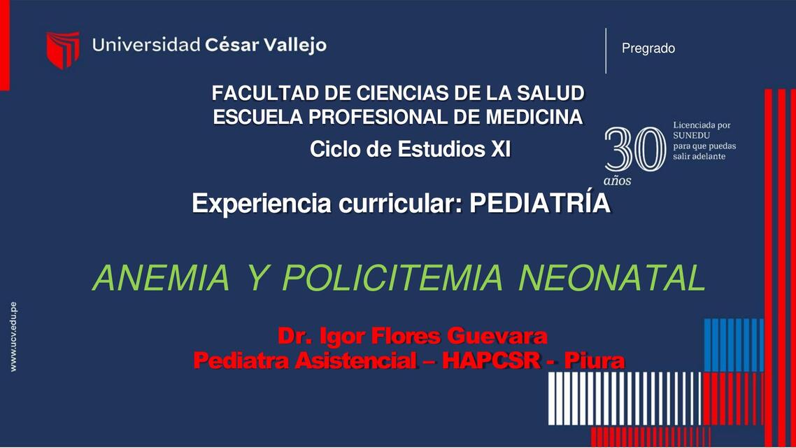 ANEMIA Y POLICITEMIA NEONATAL 1