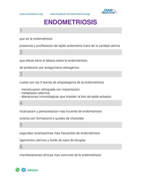 ENDOMETRIOSIS 1