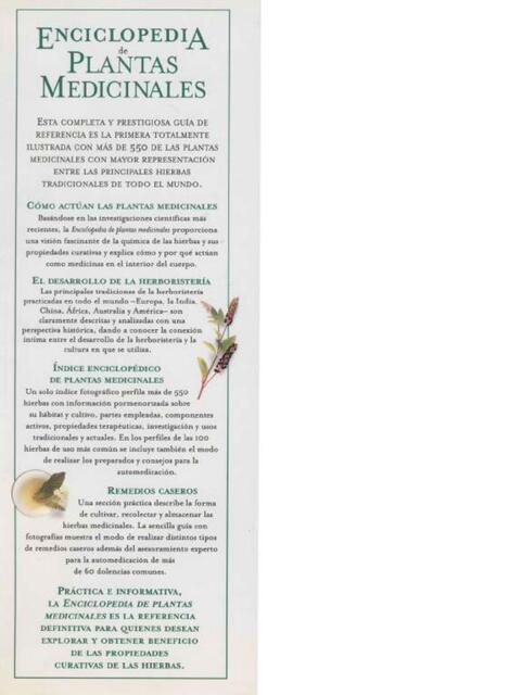 Enciclopedia de plantas medicinales 550 hierbas y remedios para dolencias