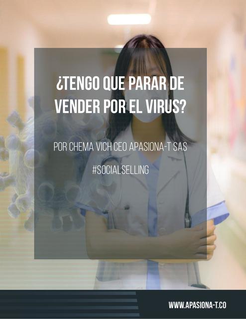 ¿Debo parar de vender por el virus?