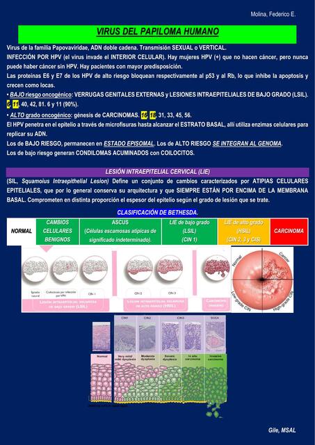 VPH y PATOLOGÍAS CUELLO