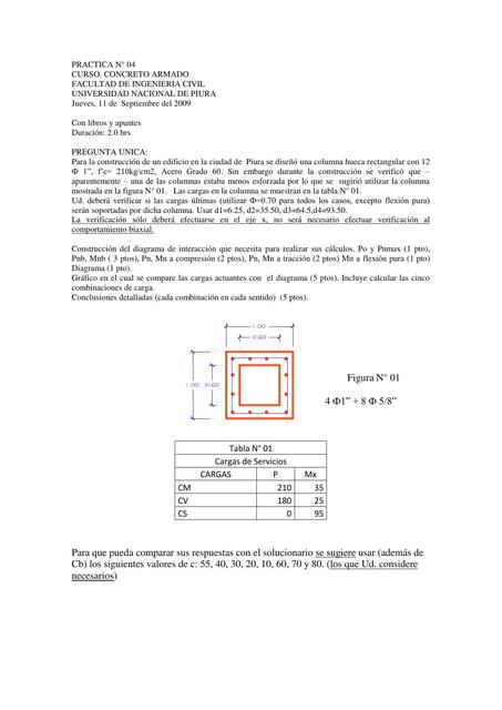 Cuestionario Concreto Armado