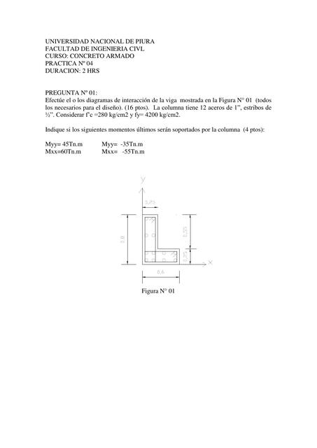 Cuestionario Concreto armado 