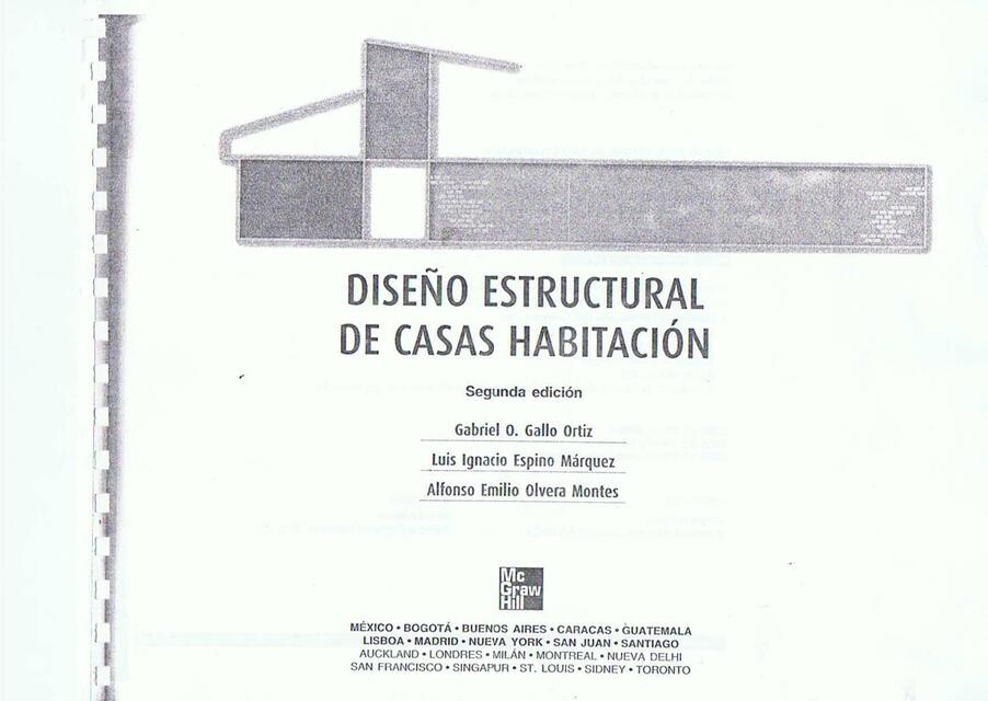 Diseño Estructural De Casas Habitacion