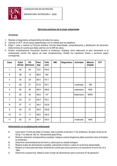 Ejercicios Embarazo modificado