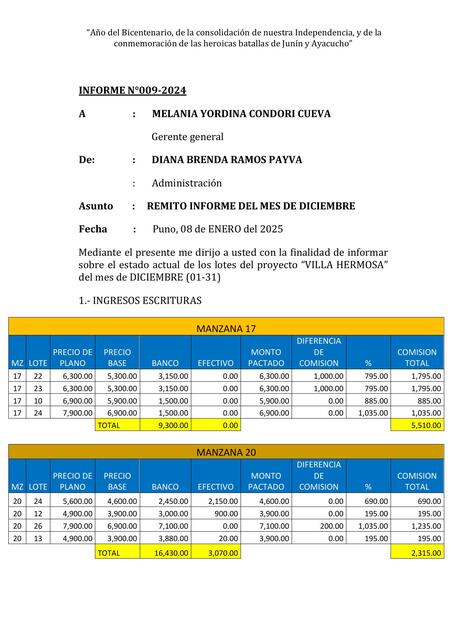 INFORME DICIEMBRE