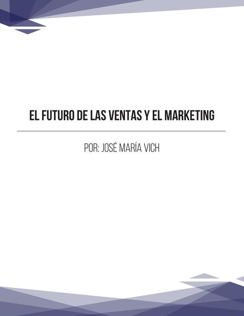 El futuro de las ventas y el marketing