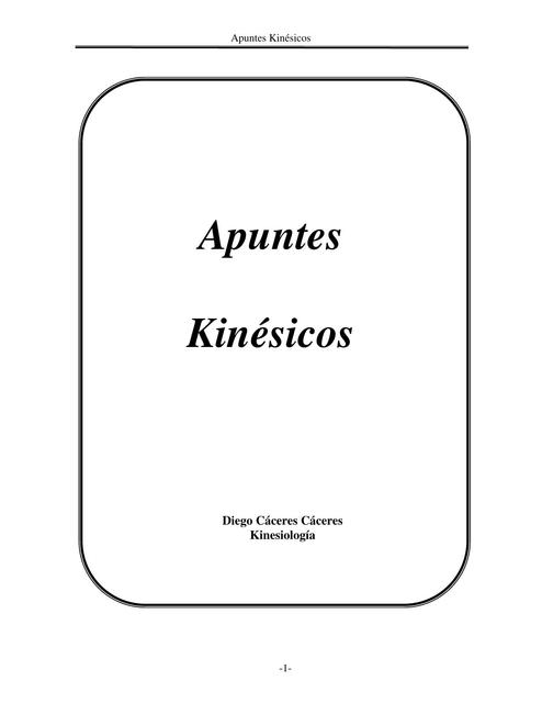 Apuntes Kinesiología