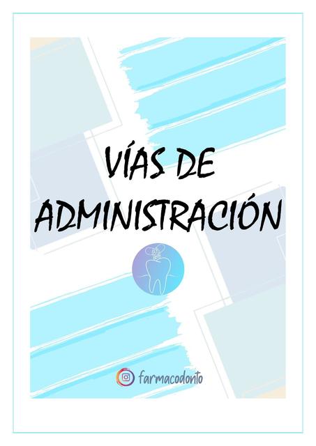 8 VÍAS DE ADMINISTRACIÓN