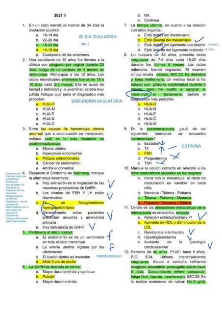 1 Primer Examen de ginecología