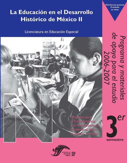 La Educación en el Desarrollo Histórico de México